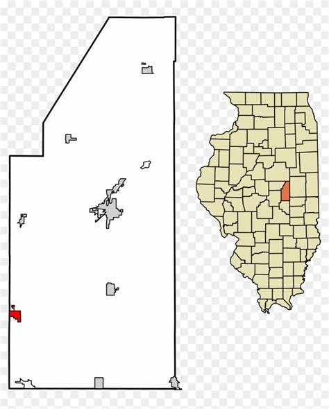 West Chicago Illinois Map Clipart (#4368102) - PikPng