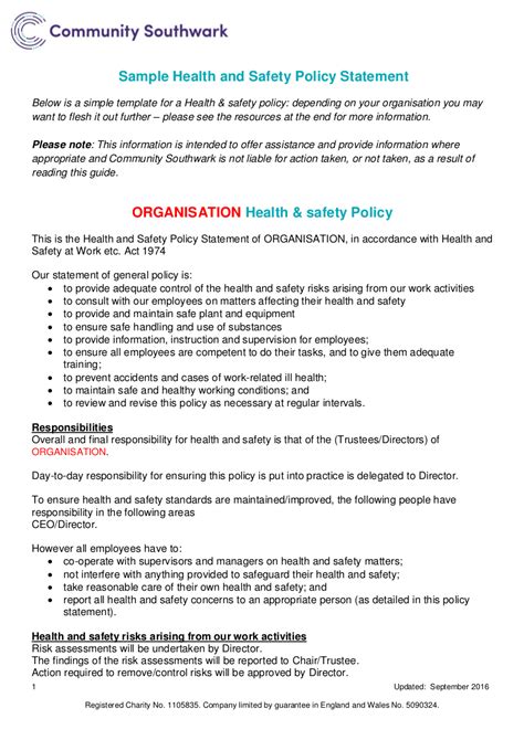 Beauty Salon Health And Safety Policy Template 56 Koleksi Gambar