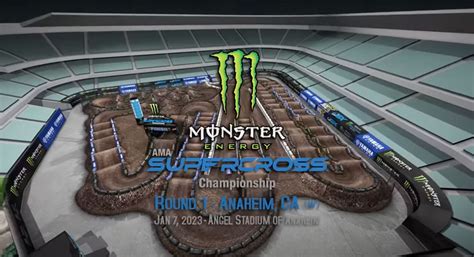 La piste virtuelle du SX dAnaheim 1 LeBigUSA Actualité du