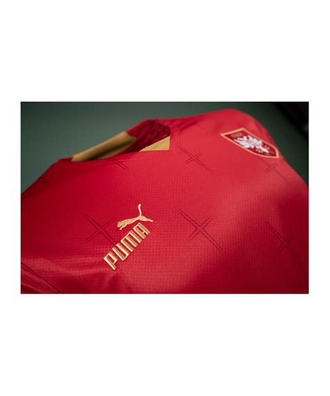 PUMA Serbien Trikot Home WM 2022 Rot F01 Replicas Fanshop Mannschaft