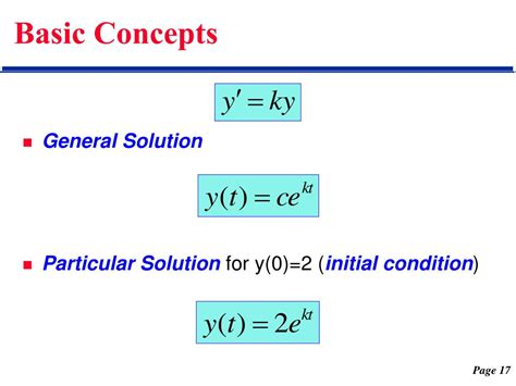 Ppt Chap First Order Differential Equations Powerpoint Presentation