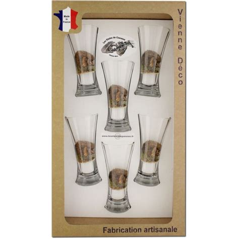 Coffret Verres Pastis S Rigraphi S Herissons Les Etains De Guesnes