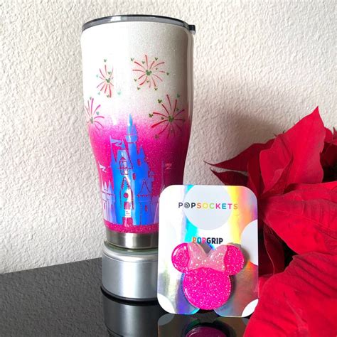 Disney Castle Glitter Tumbler Disney Glitter Tumbler Etsy