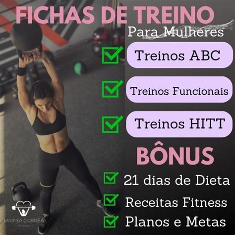 Fichas De Treino Feminino Abc Dura O De At Ano