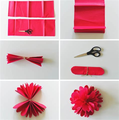 Diy Pour Fabriquer Des Fleurs En Papier Comment Faire Des Fleurs