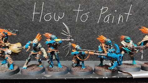 Contrast Kroot How To Speed Paint Electric Blue And Orange