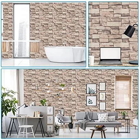 3d Brick Peel And Stick Wallpaper 3d Brick Wall Panels Self Adhesive Remova Ebay