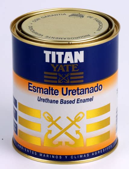 Pintura Titan Yate Marino Esmalte Uretanado Blanco Brillante 4100 4 Ltr