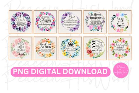 Bible Verse Sublimation Png Bundle Graphic By Pmjkush Creative Fabrica