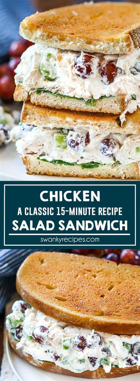 Classic Chicken Salad Sandwich Swanky Recipes