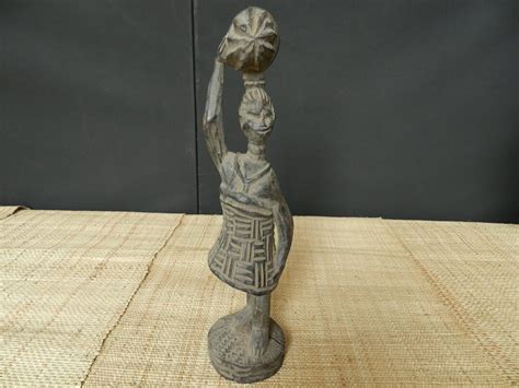 Priestess Orisha Shango Yoruba Female Figure Carrying Wood To Burn