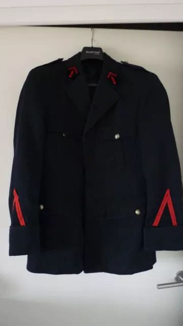 Ancienne Vareuse Veste Sortie Sapeurs Pompiers Fran Ais Caporal Eur