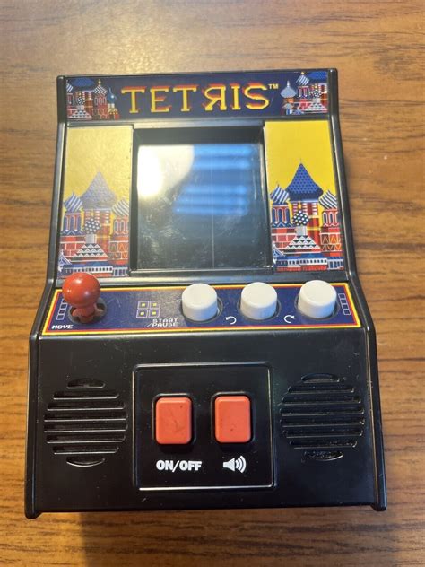 Basic Fun Arcade Classics Tetris Retro Mini Arcade Game Handheld Tetris Toy Ebay