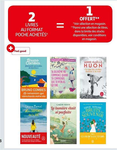 Promo Livres Au Format Poche Achetés chez Auchan iCatalogue fr