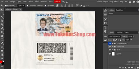 New Arkansas Driver License Psd Template 1200 Dpi Fakedocshop