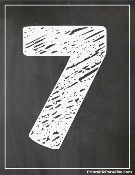 11 Best Chalkboard Numbers Images On Pinterest Chalkboard Chalkboard