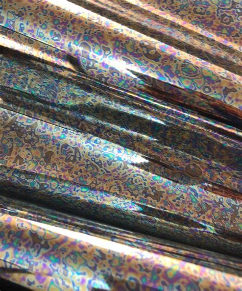 Decofilm Soft Metallic Bubble Oil Oil Slick Htv Htv Craft Vinyl