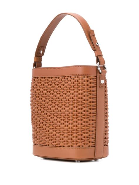 Loro Piana Woven Bucket Bag In Brown Lyst