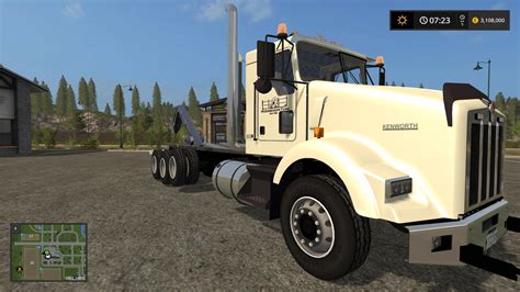 Kenworth T800 Hooklift V1 Mod Farming Simulator 2022 Mod Ls 2022 Mod