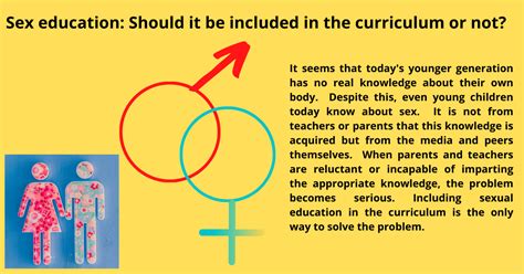 Sex Education Should It Be Included In The Curriculum Or Not Lovely