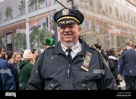 New York Usa 17th Mar 2023 Nypd Chief Of Patrol John Chell Attends