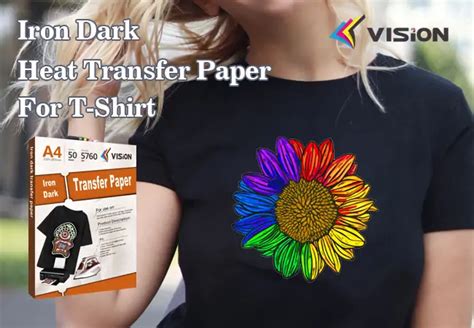 Iron on transfer paper for dark fabric