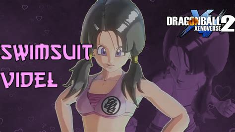 Swimsuit Videl Gameplaydragonball Xenoverse 2 Youtube