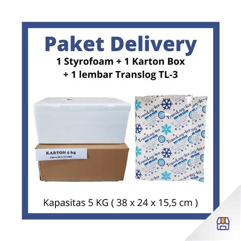 Paket Packing Frozen Food Packing Makanan Beku Delivery Box