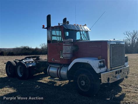 1980 Gmc General Semi Truck In Saint George Ks Item Nf9350 For Sale Purple Wave