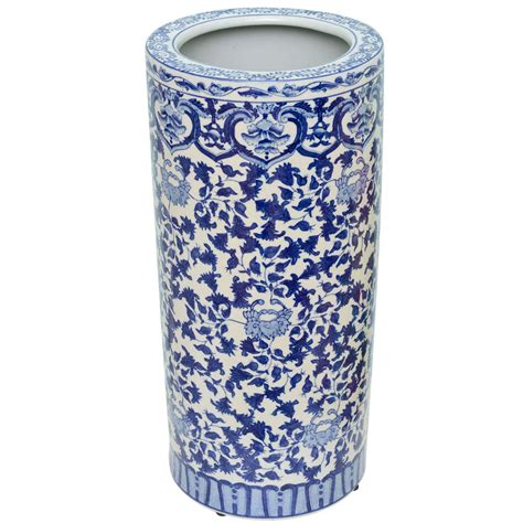 A Chinese Blue And White Porcelain Umbrella Stand At 1stDibs Chinese