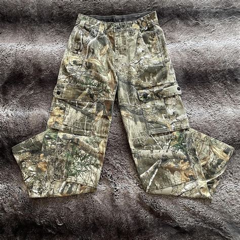 Realtree Camo Cargo Pants 6 Pocket Camo Cargo Depop