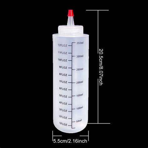 120360500ml Plastic Ne Edle Nosed Scale Squeeze Bottle Squeezable