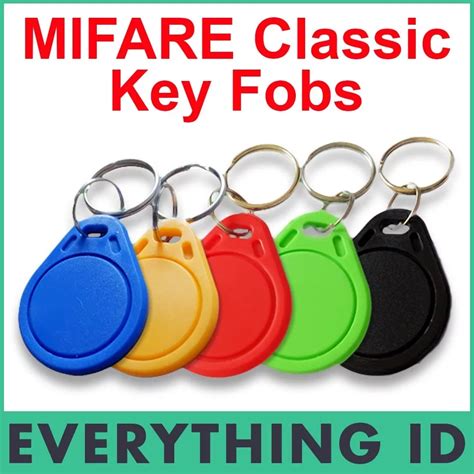 Iso Rfid Mifare Classic K Key Fob For Access Control Pack