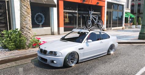 BMW M3 E46 With Bike Rack Fivem Grand Theft Auto 5 Optimized Mod High