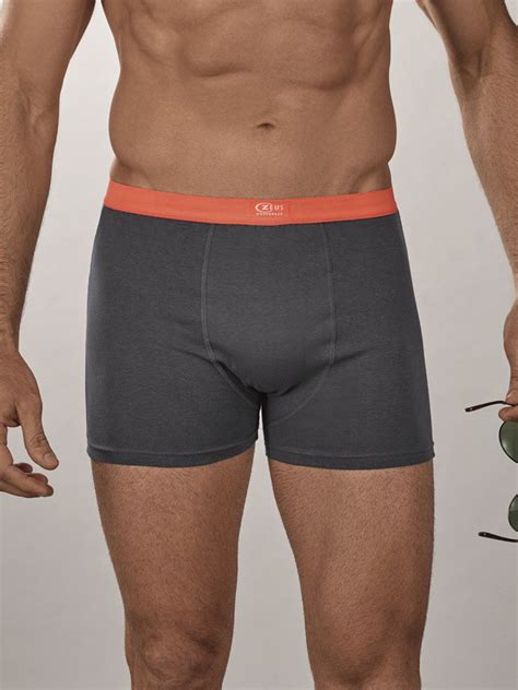 Cueca Boxer Coral Zeus DeMillus 90096 Estação Intima