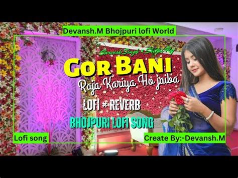 Gor Bani Raj Kariya Ho Jaiba Lofi Reverb Song Bhojpuri Lofi Song