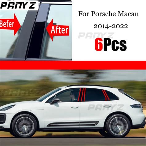 New Hot 6PCS Polished Pillar Posts Fit For Porsche Macan 2014 2022