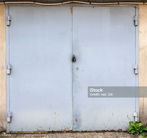 Old Metal Warehouse Door Stock Photo Download Image Now Abstract