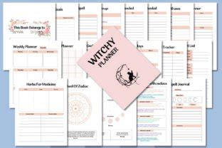 Witchy Planner Canva Graphic By Kdp Gravity Creative Fabrica