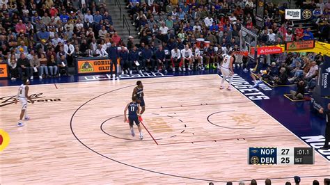 Last Second Field Goal Pelicans Nuggets Nba Official