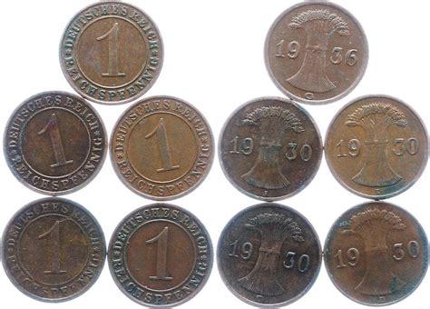 Weimarer Republik Pfennig 1930 D Sehr schön MA Shops