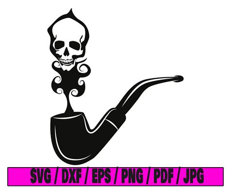 Pipa Para Fumar Svg Pipa Svg Fumar Svg Silueta De Pipa Tabaco Svg