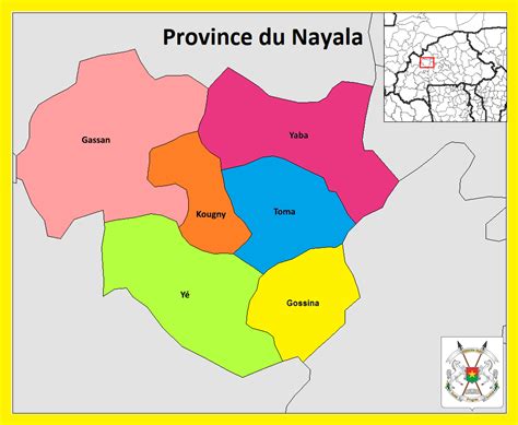 Carte De La Province Du Nayala