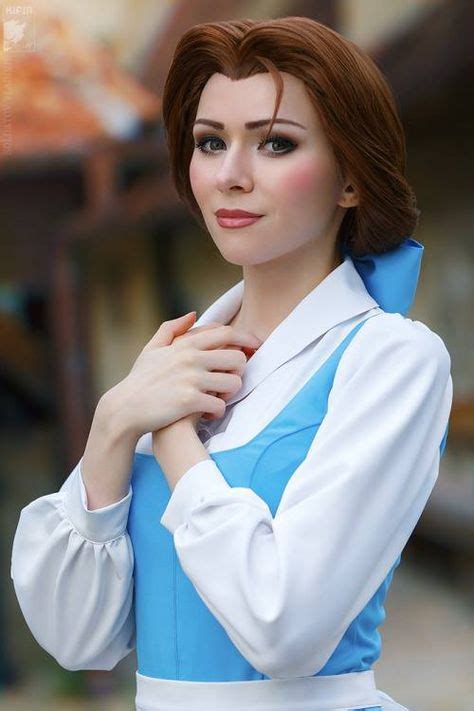 Belle Cosplay By Lena Litvinova Her Hair Is Perfect Belle Cosplay Disney Cosplay Cosplay