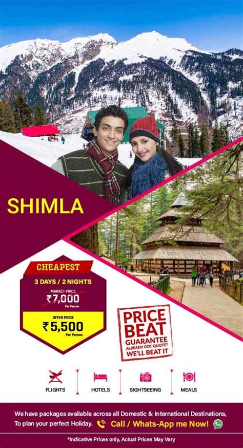 Shimla Tour Packages, Book Shimla Packages Online at Best Price