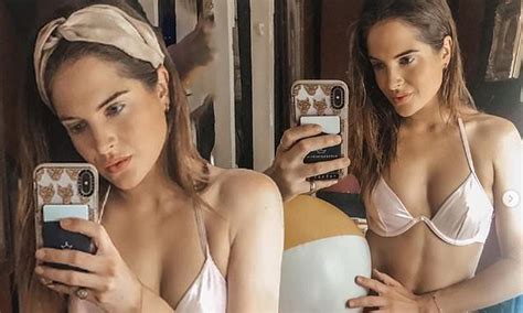 Binky Felstead Flaunts Her Toned Physique In A Skimpy Bikini As She Poses In Sultry Snaps