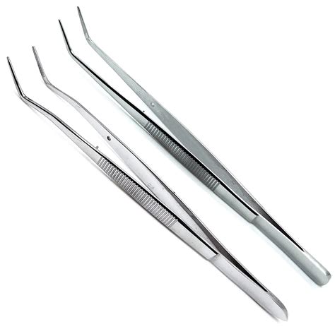 Dental Meriam Foil Tweezers Cotton Dressing Forceps Tissue Pliers