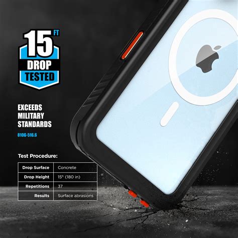 iPhone 16 Titan Waterproof MagSafe Case with Belt Clip Holster - Encased