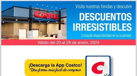 Costco Folleto Y Cuponera Especial Del 20 Al 28 De Enero De 2024