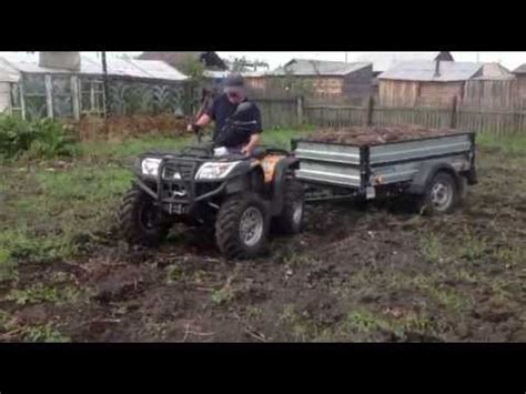Прицеп "Крепыш" в работе - YouTube